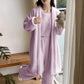 Winter Fleece-lined Thickened Fleece Coat Nightgown