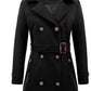 Women's Woolen Hooded Plus Size Coat