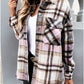 Autumn And Winter Long-Sleeved Plaid Printed Jacket Shirt Jacket