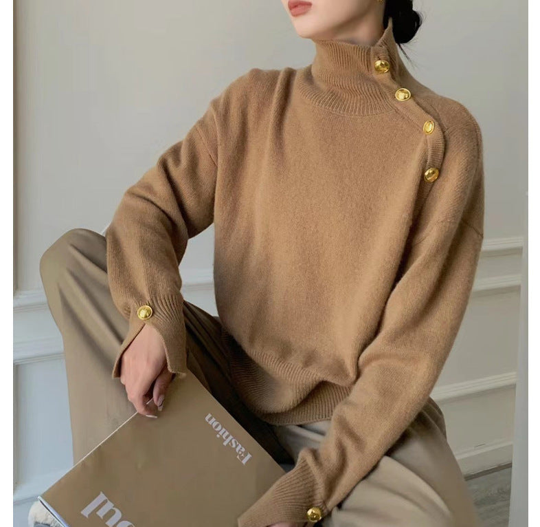 Autumn And Winter Advanced Inner Wear Thickened Winter Wool Base Sweater