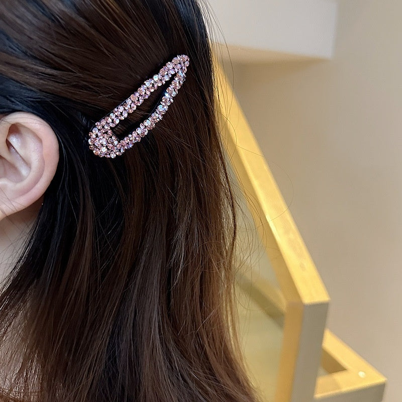 New High-grade Drop-shaped All-match Side Barrettes