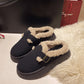 New Luxury Winter Women's Shoes Plush Fashion Retro