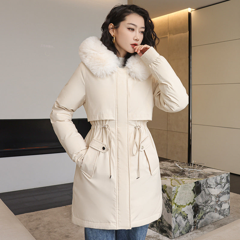 Korean Style Small Waist Down Coat