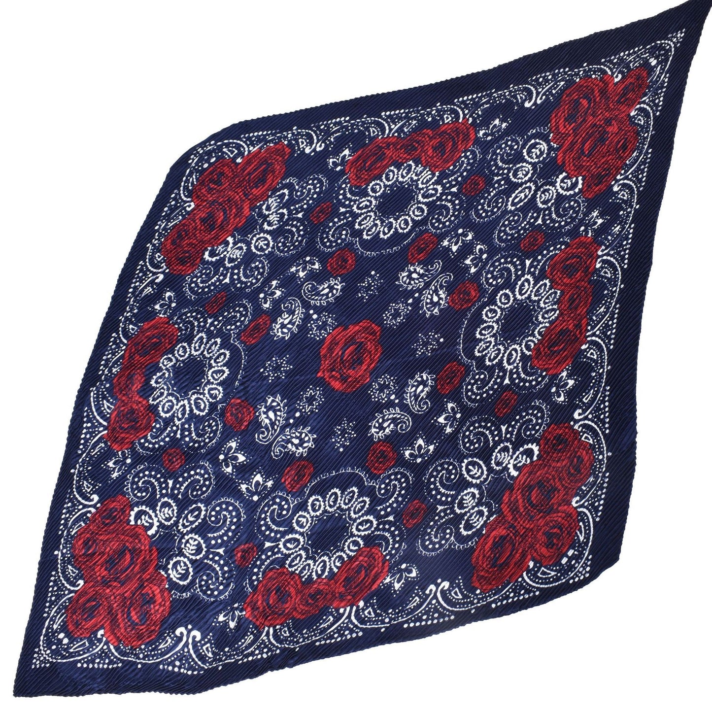 Fashion Retro Rose Pattern Large Kerchief