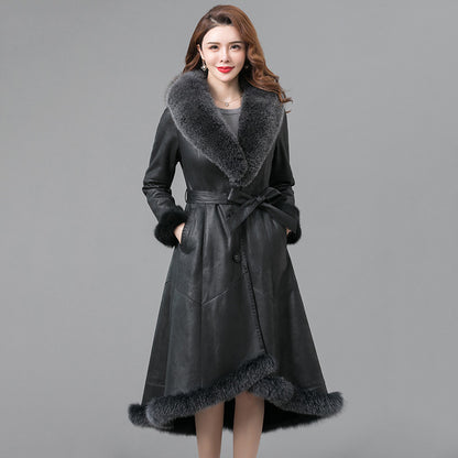 Real Fur One Woman Coat Thickened