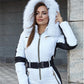 Fashionable Warm Sports Hooded Long Sleeve Ski Suit