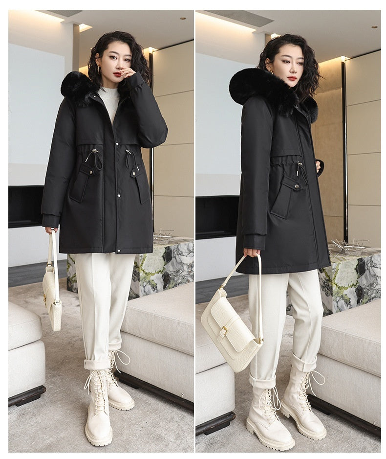 Korean Style Small Waist Down Coat