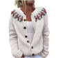 3D Digitaldruck Strickjacke Strickmantel Imitation Pullover Damenbekleidung