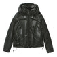 European And American Hooded Loose Metal Technology Down Coat