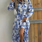 Ladies Fashion Summer Flowy Print Dress