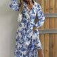 Ladies Fashion Summer Flowy Print Dress