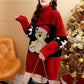 Christmas Turtleneck Sweater Women's Mid-length