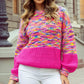 Loose Leisure All-matching Multicolor Sweater