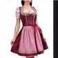 Minivestido sexy para mujer, estilo Dirndl, para Halloween, para Barpool