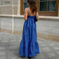 V-neck Backless Sling Dress Design Women