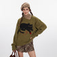 Cat Sweater Women's Autumn And Winter Lazy Leisure Pullover Knitted