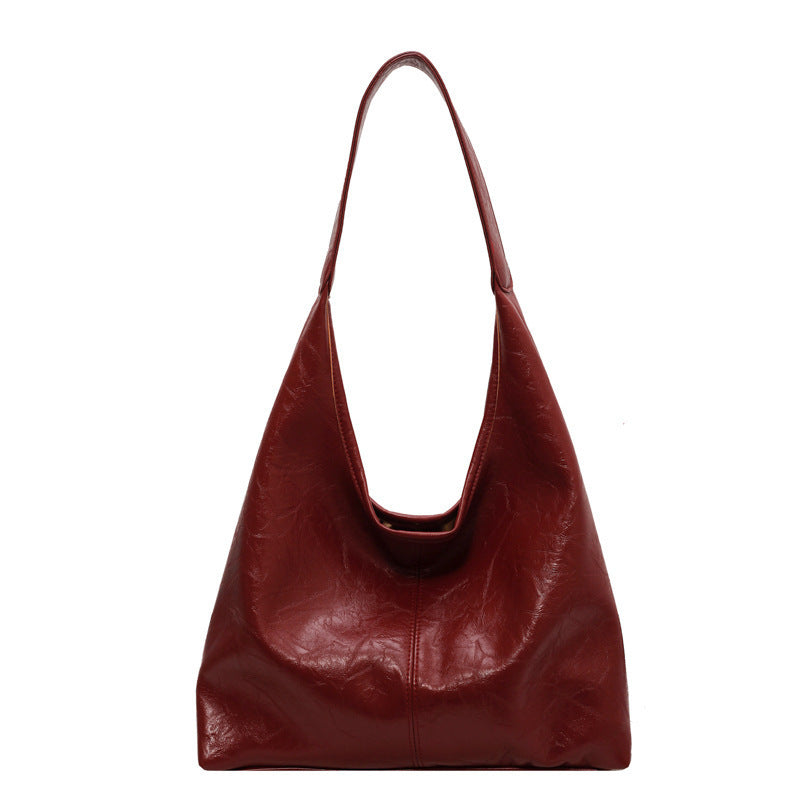 Mode Damen Umhängetasche Vintage Designer große Kapazität Casual Tote Tasche Herbst und Winter Mode Handtasche