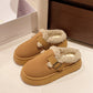 New Luxury Winter Women's Shoes Plush Fashion Retro