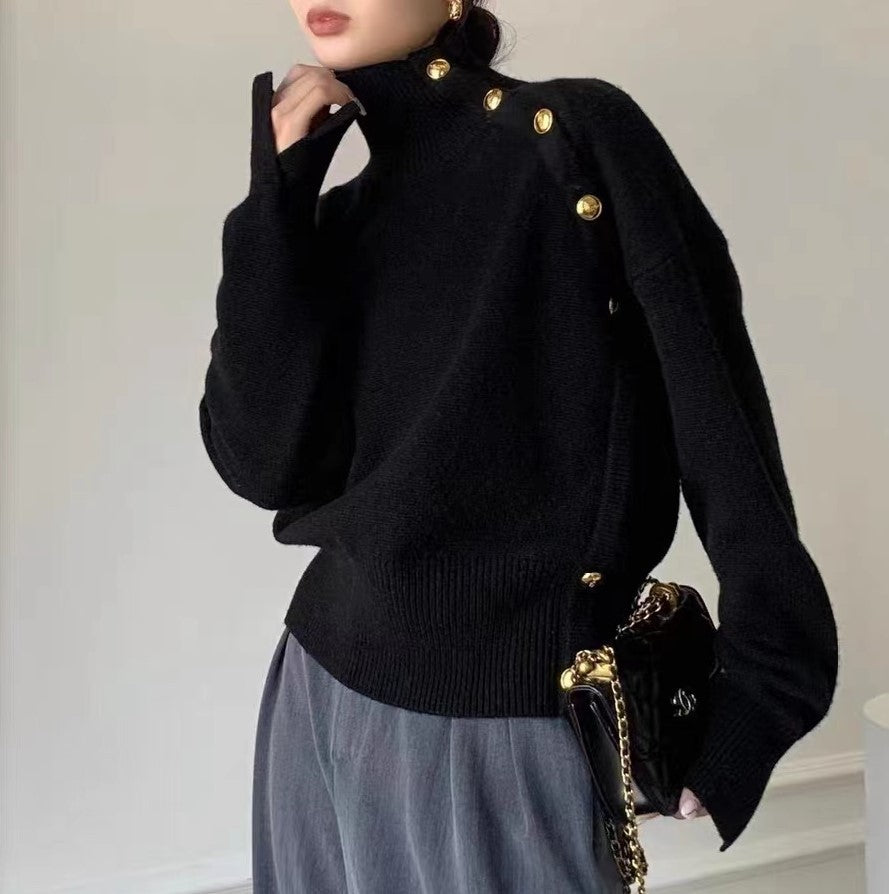 Autumn And Winter Advanced Inner Wear Thickened Winter Wool Base Sweater