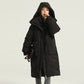 White Duck Down High-end Warm Women's Slimming Pinghu Coat